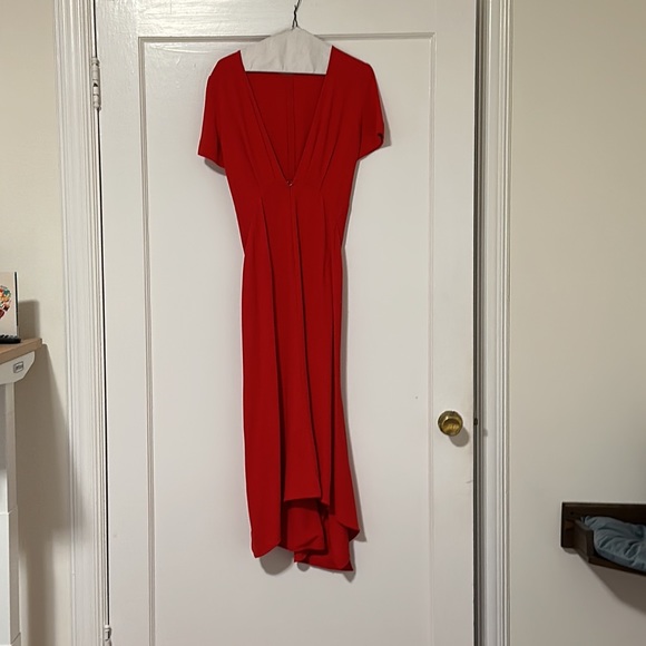Victoria Beckham red low back formal dress - Picture 3 of 5